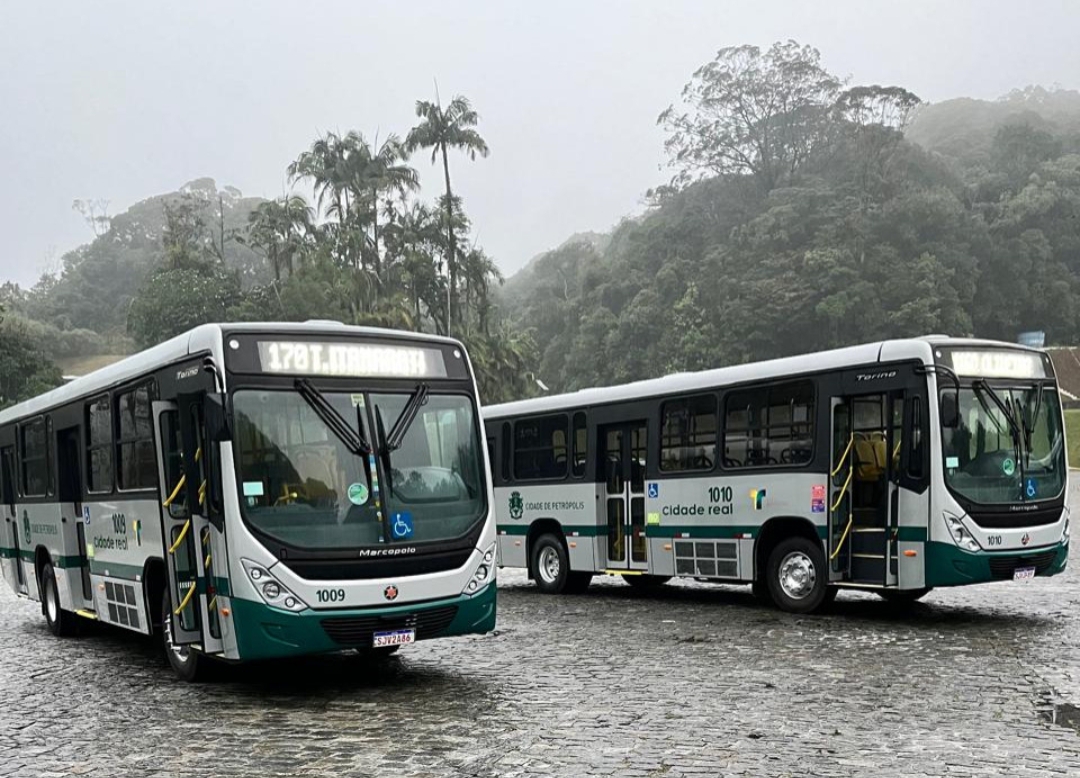 Cidade Real inicia a operação de 14 novos ônibus em Petrópolis