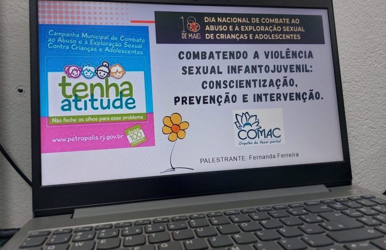 Palestras e atividades educativas marcam o Maio Laranja na Comac de Petrópolis