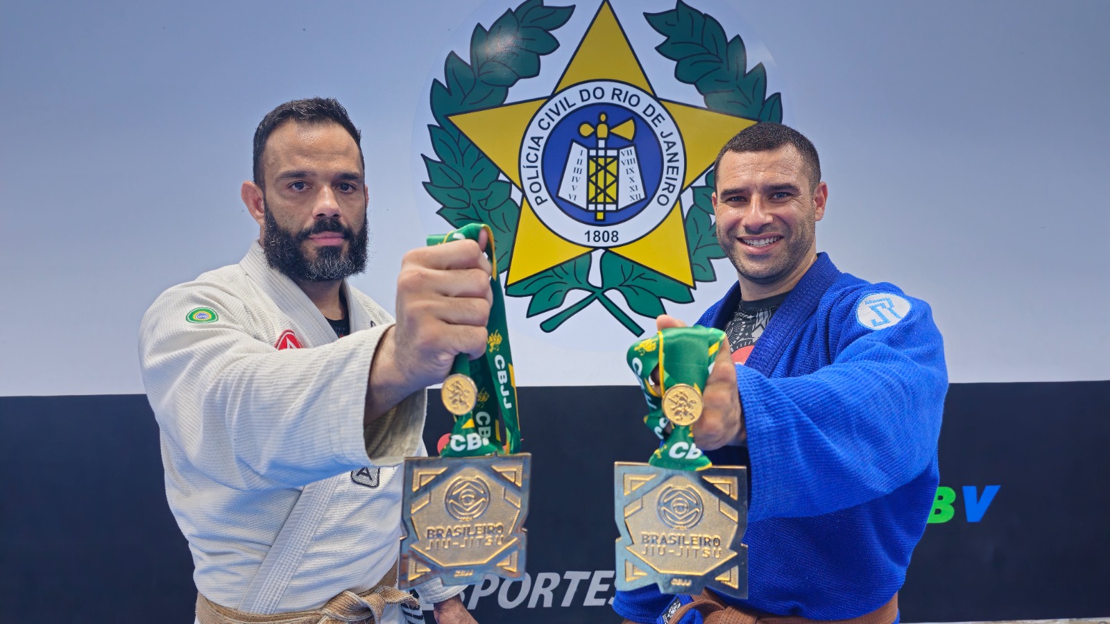 Policiais civis do Rio de Janeiro ganham medalhas de ouro em Campeonato Brasileiro de Jiu-Jítsu