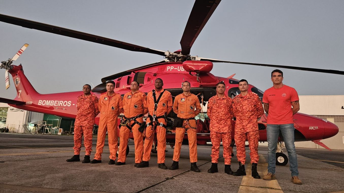 Força-tarefa do Corpo de Bombeiros Militar do Estado do Rio de Janeiro chega para apoio ao Rio Grande do Sul