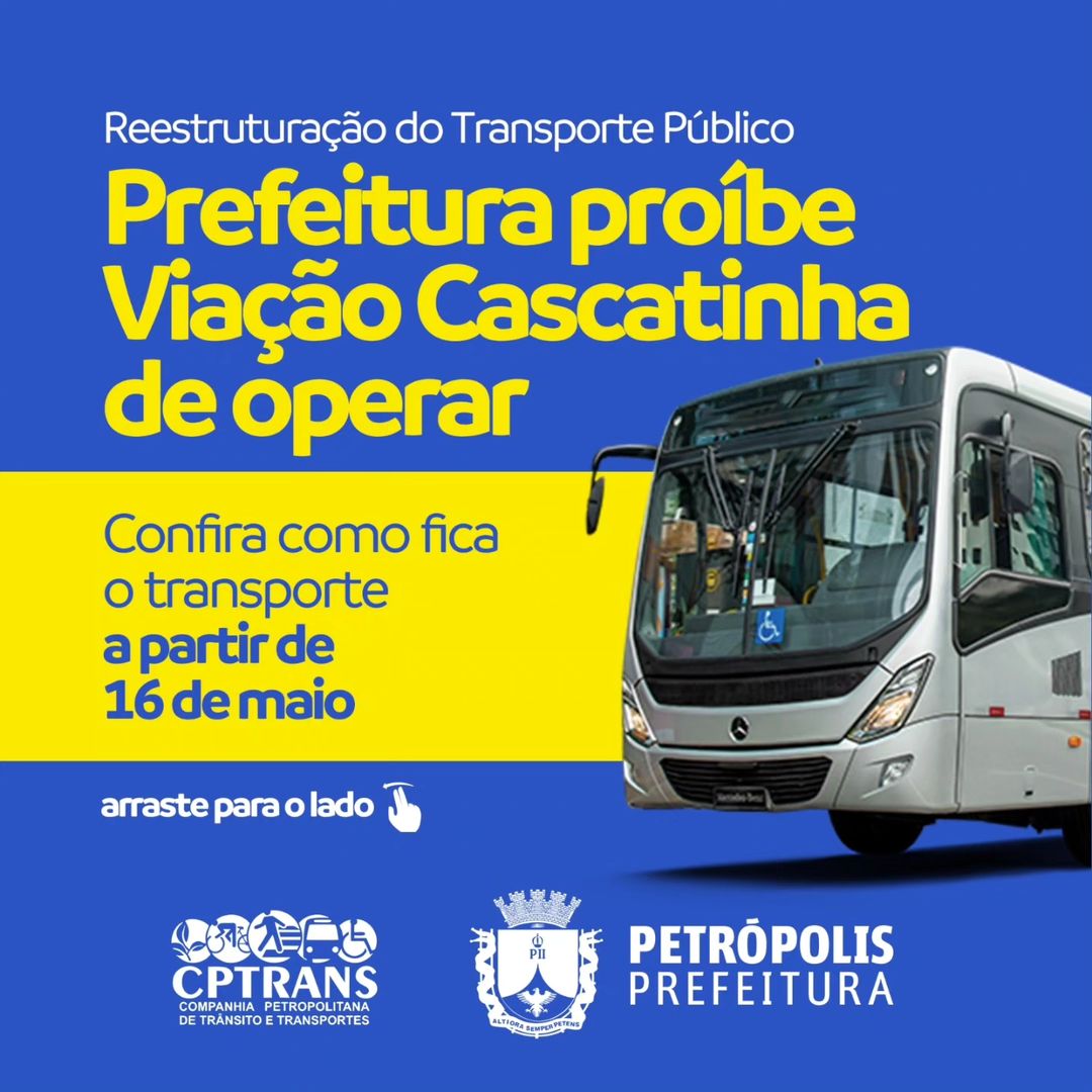 Prefeitura proíbe Viação Cascatinha de operar a partir desta quinta-feira (16)