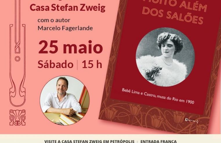Marcelo Fagerlande lança livro “Muito além dos salões: Bebê Lima e Castro, musa do Rio em 1900”