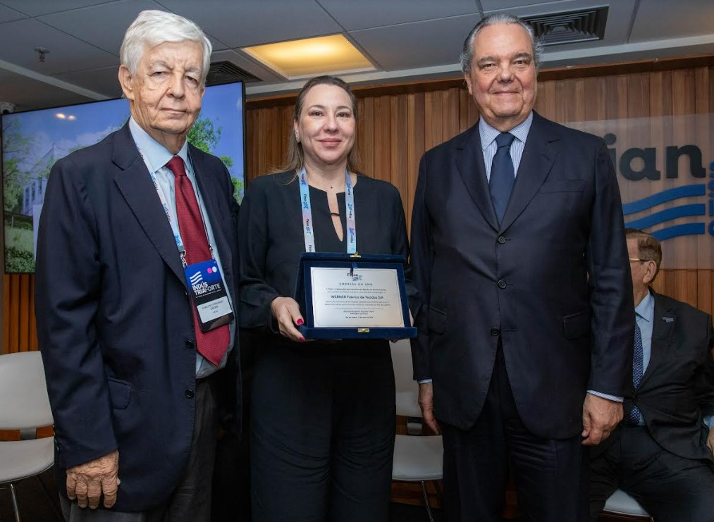 Werner Tecidos, de Petrópolis, recebe homenagem como empresa “destaque do ano”, na Firjan