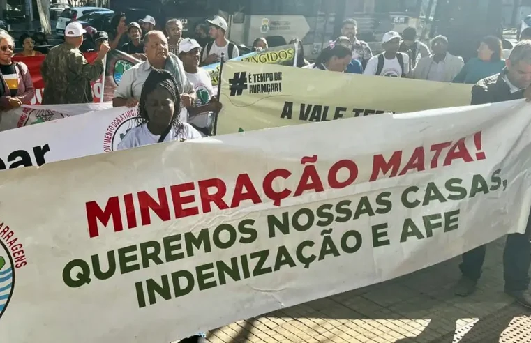 Caso Samarco: atingidos fazem ato contra sigilo envolvendo novo acordo