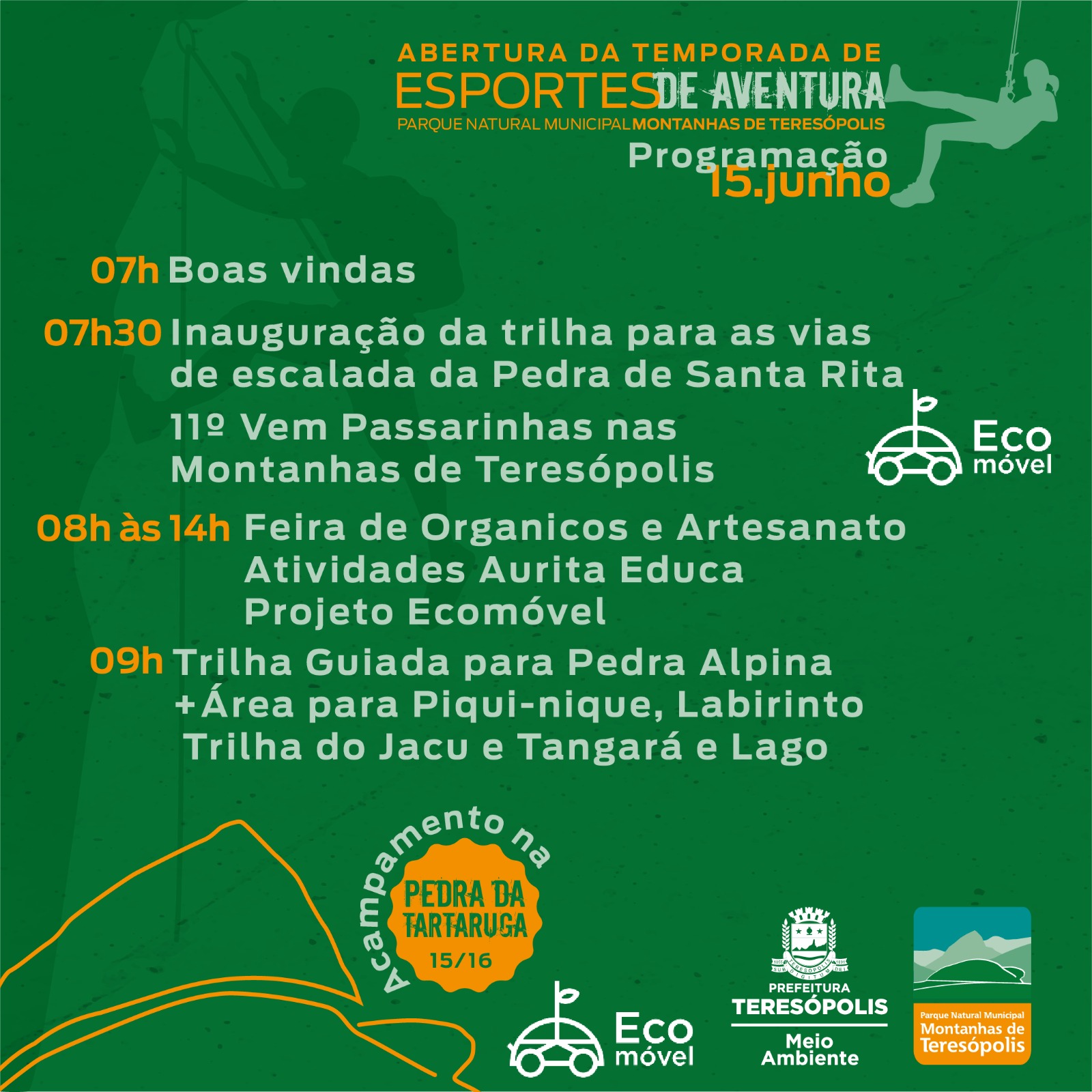Parque Municipal Montanhas de Teresópolis abre a Temporada de Esportes de Aventura