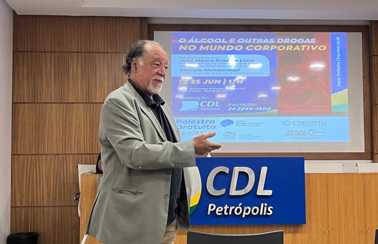 CDL recebe neurocientista em palestra sobre alcoolismo no mundo corporativo