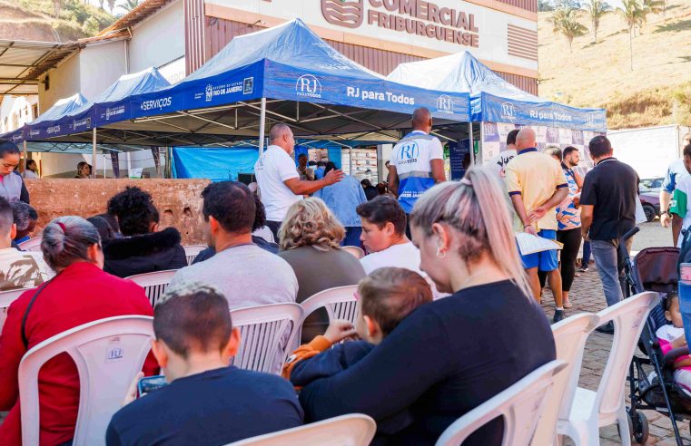 ‘RJ para Todos’: mutirão de cidadania registra 350 atendimentos em Água Quente, em Teresópolis