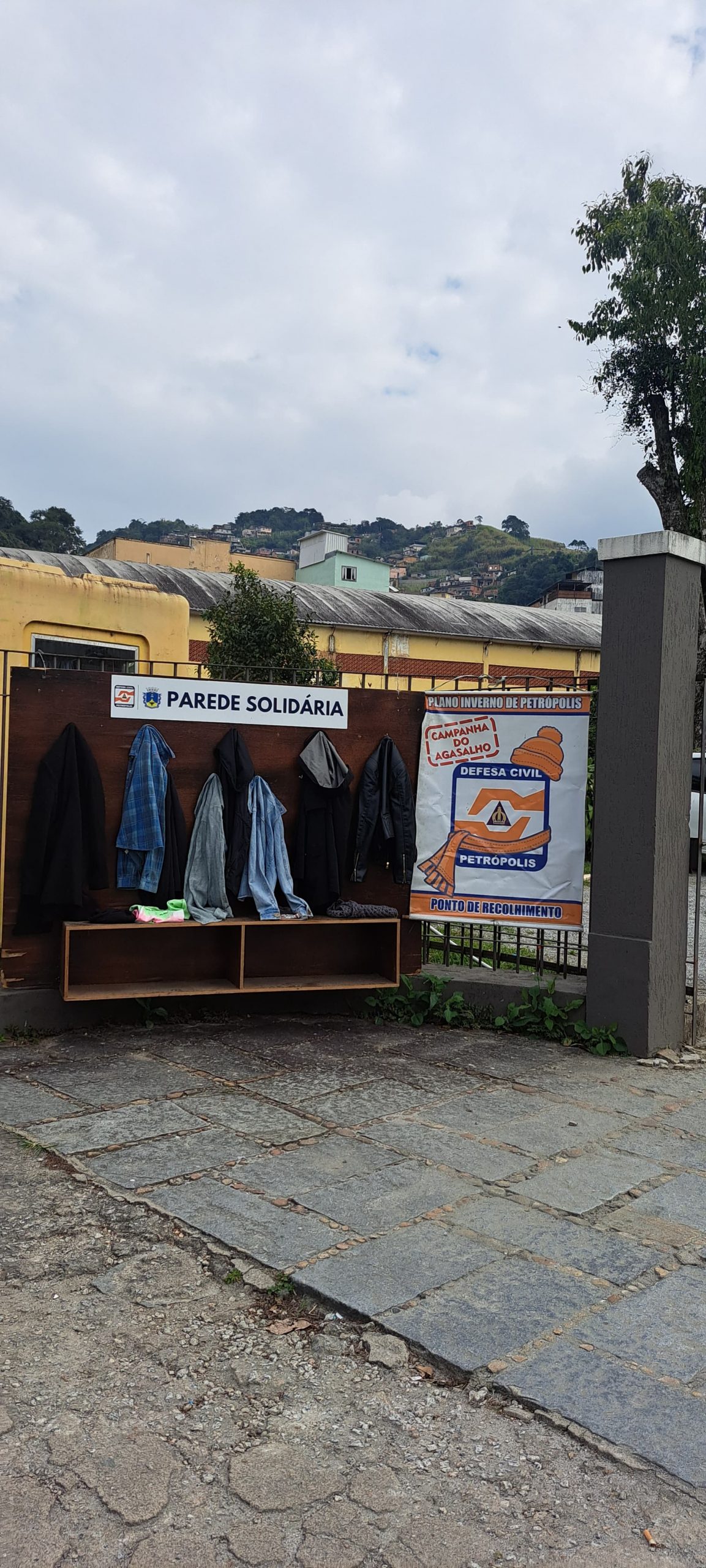 Petrópolis: campanha de inverno “Parede Solidária” tem início em Petrópolis