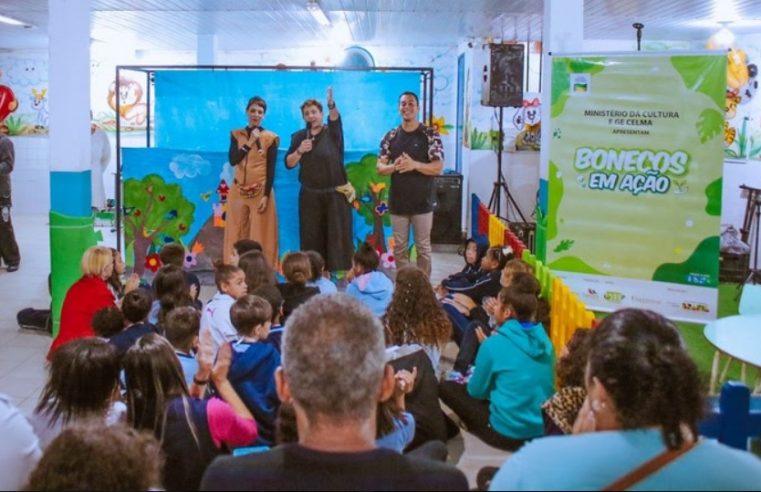 “Bonecos em ação” realiza oficinas de teatro sobre a preservação do meio ambiente em Petrópolis