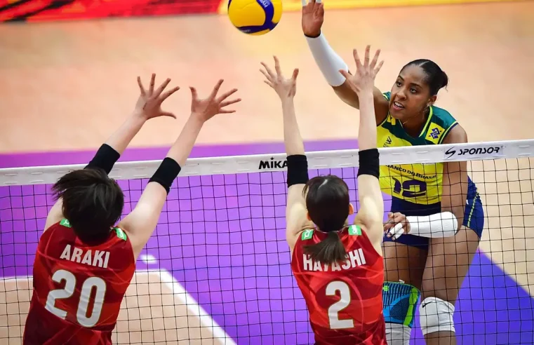 Brasil perde para Japão e buscará bronze na Liga das Nações Feminina
