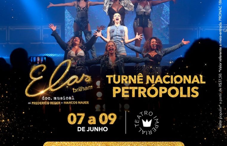 Espetáculo “Elas Brilham – Vozes que iluminam e transformam o mundo” em cartaz neste fim de semana em Petrópolis