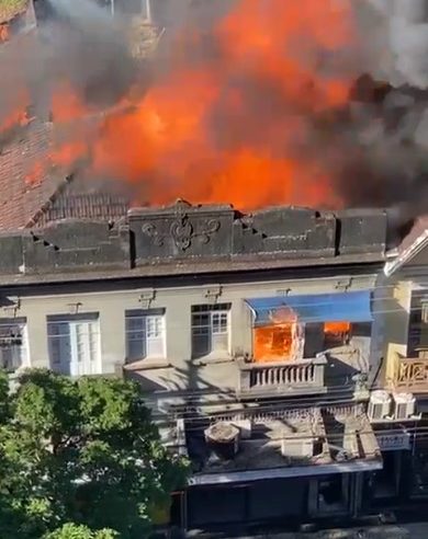 Águas do Imperador precisou enviar 26 mil litros de água para ajudar no combate as chamas