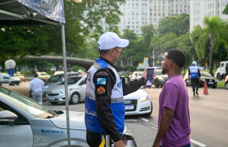 Lei Seca registrou 599 casos de alcoolemia durante o final de semana