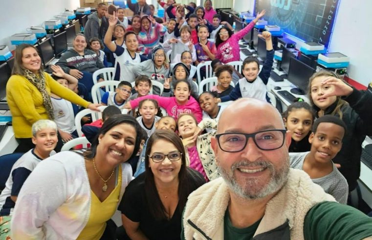 CRAS Alto e Programa de Erradicação do Trabalho Infantil (PETI) abordam o tema com alunos da Escola Municipal Chiquinha Rolla, em Teresópolis