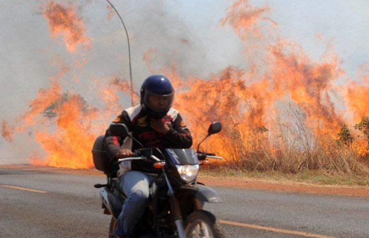 Tempo seco aumenta riscos de queimadas em cidades