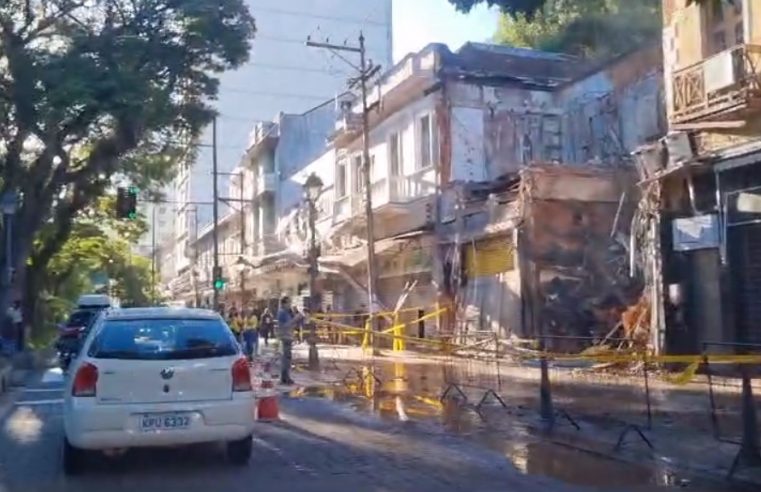 Câmara de Dirigentes Lojistas de Petrópolis emite nota sobre o incêndio na Rua do Imperador