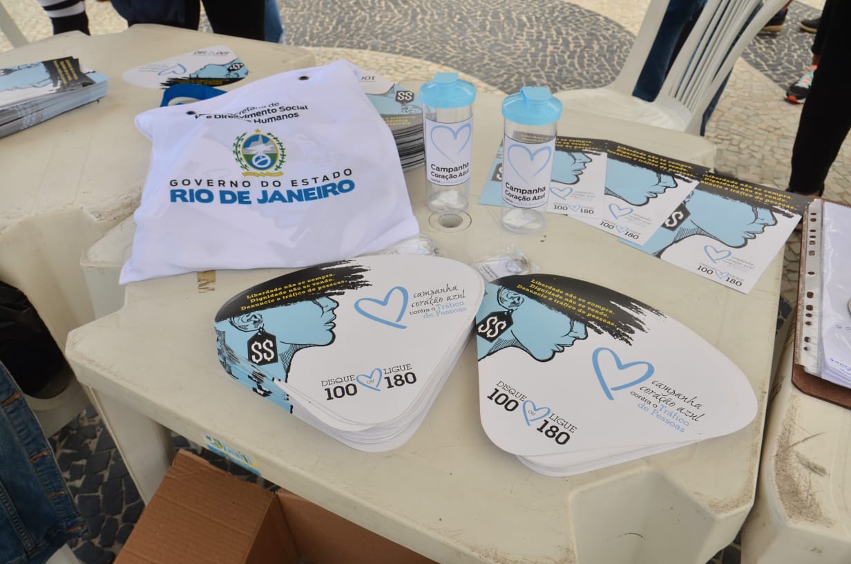 Governo do Estado promove campanha Coração Azul pelo Dia Mundial de Enfrentamento ao Tráfico de Pessoas