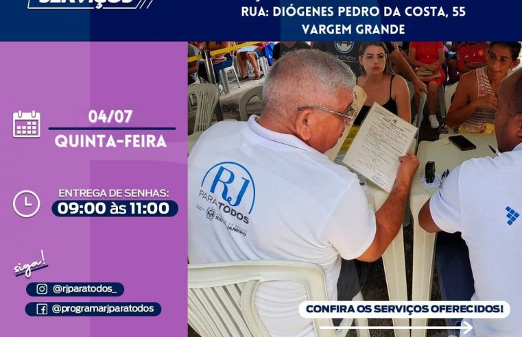 Prefeitura de Teresópolis e Governo do Estado levam serviços gratuitos do ‘RJ para Todos’ para Vargem Grande