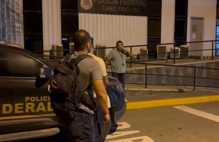 PF prende homem condenado por homicídio, em São Pedro da Aldeia/RJ