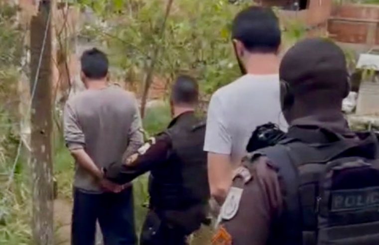 Foragidos da justiça de Minas Gerais são presos, em Petrópolis