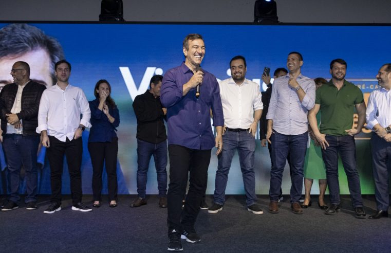 Pré-candidatura de Vinicius Farah à prefeitura de Três Rios é lançada com 1.200 presentes e participação do governador e do presidente da Alerj