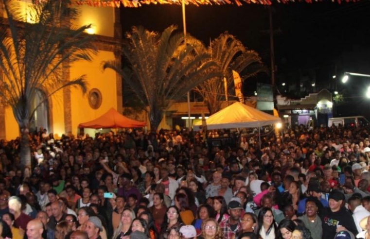Sandra de Sá anima a Festa dos Padroeiros de Paraíba do Sul
