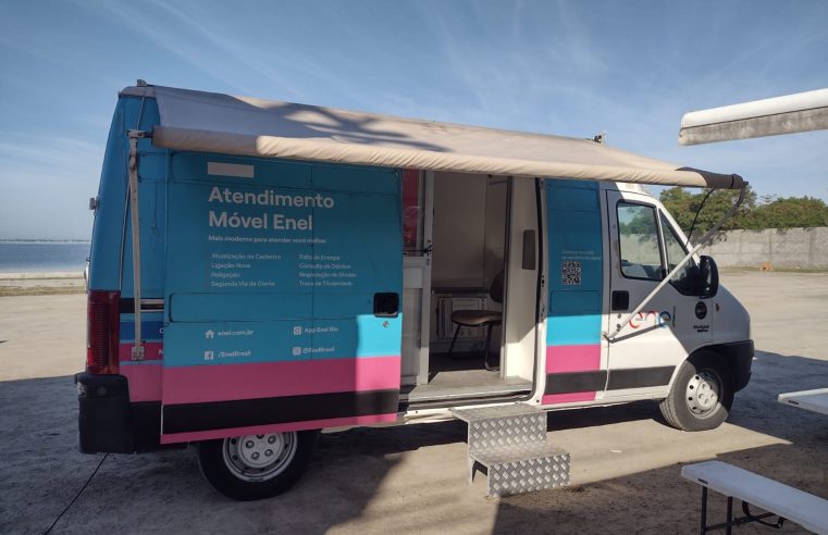 Van da Enel atende clientes de Itaipava nesta sexta-feira, dia 2 de agosto