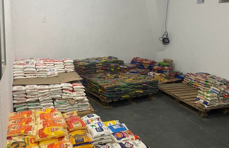‘Terê abraça o Social’: 627 kg de alimentos foram arrecadados no jogo Vasco x Concórdia (SC)