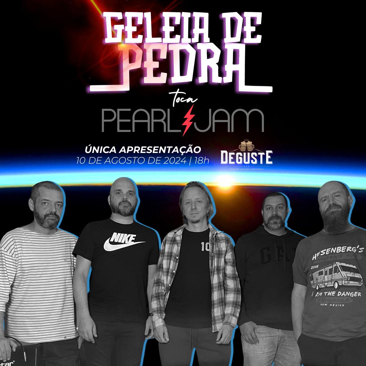 “Geleia de Pedra” leva o Grunge para a Feira Deguste