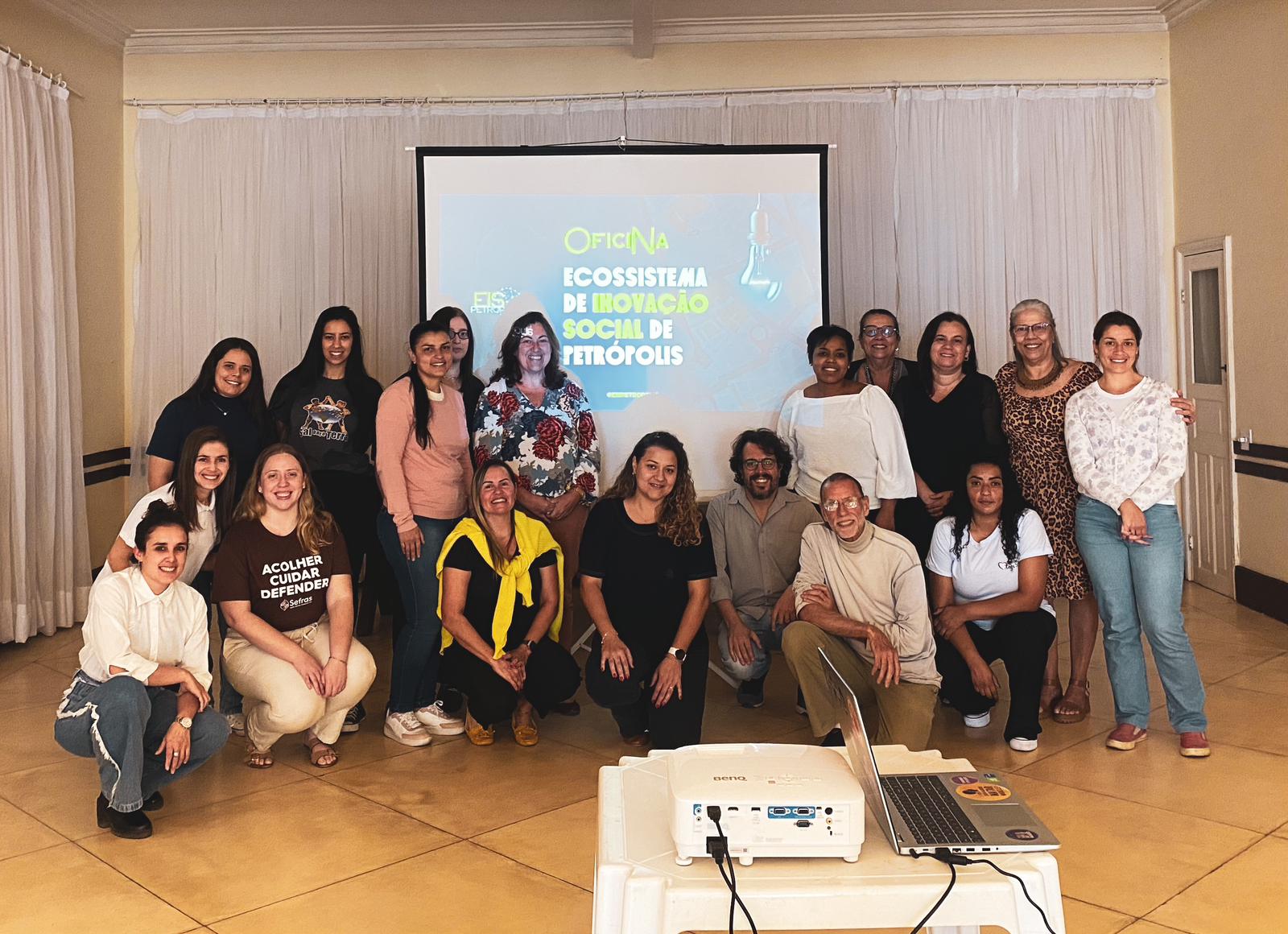 Iniciativas de Petrópolis atuantes nas áreas da assistência social e direitos da criança e do adolescente participam de oficina no Terra Santa