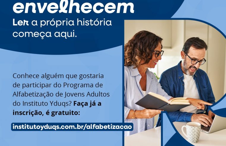 Inscrições prorrogadas para o Programa de Alfabetização e Letramento para Jovens e Adultos em Teresópolis