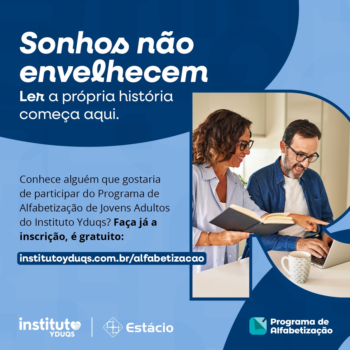 Inscrições prorrogadas para o Programa de Alfabetização e Letramento para Jovens e Adultos em Teresópolis