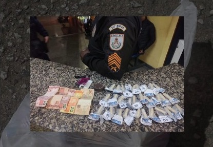 Homem é preso com cocaína no Centro de Petrópolis