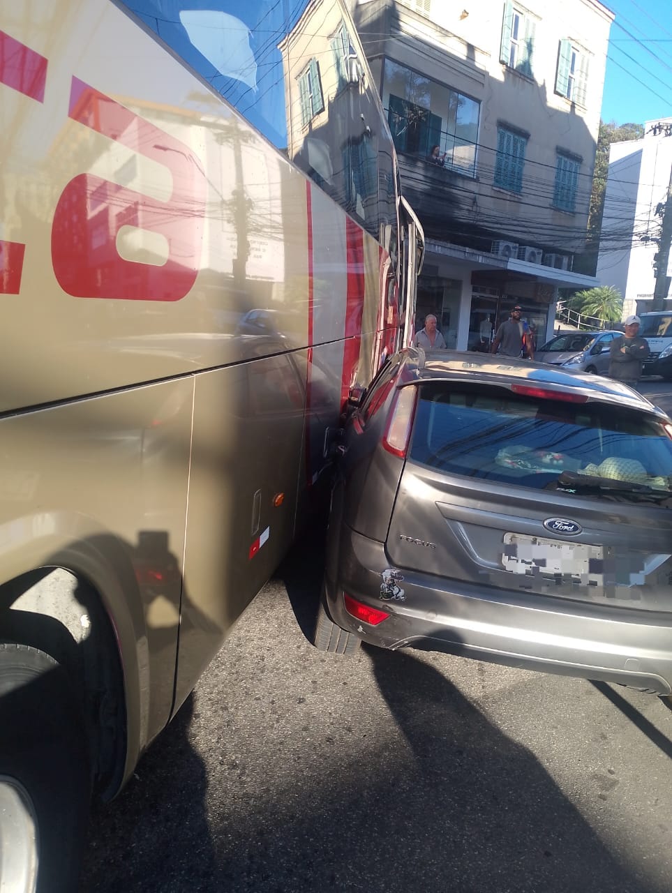 Acidente no Centro de Petrópolis