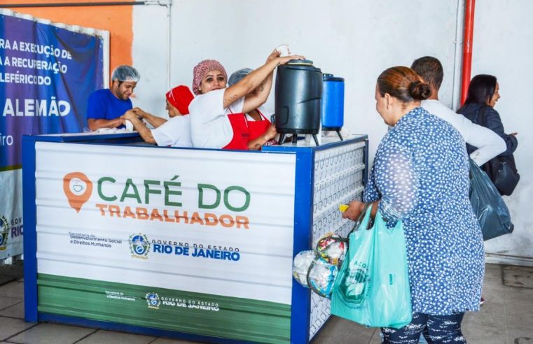 Governo do Estado inaugura Café do Trabalhador em duas estações de trem da Zona Norte do Rio
