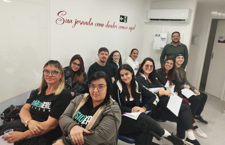 Campanha de doação de sangue reúne alunos do Unifeso e movimenta o Hemonúcleo de Teresópolis