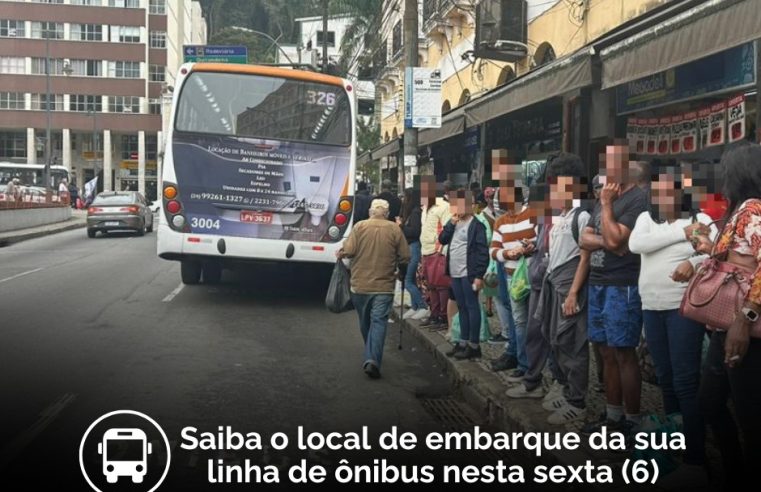 Locais de embarque de linhas de ônibus são alterados devido a paralisação
