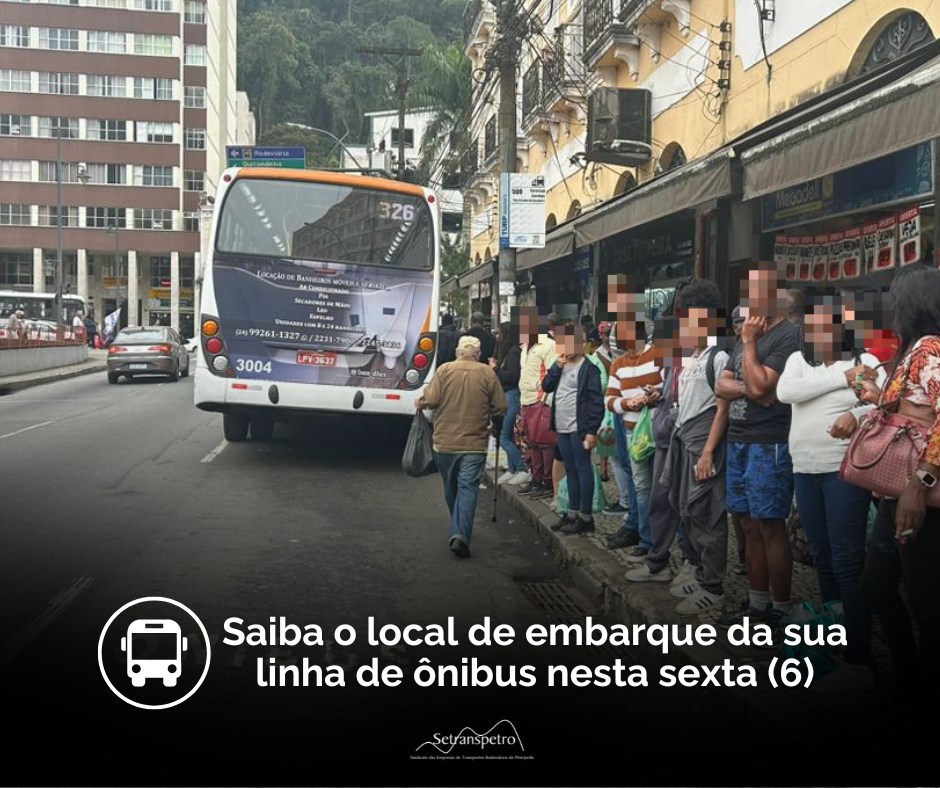 Locais de embarque de linhas de ônibus são alterados devido a paralisação