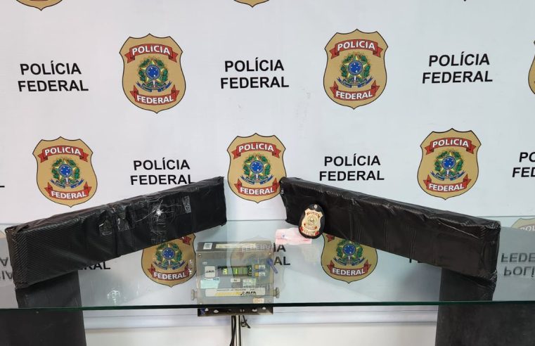 PF prende homem com 6kg de cocaína, no Aeroporto do Galeão