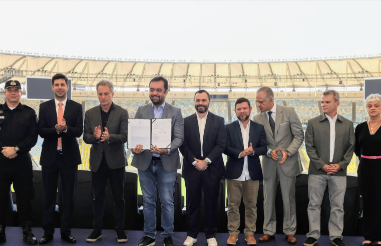 Governador Cláudio Castro assina contrato de concessão do Complexo Maracanã com consórcio vencedor da licitação