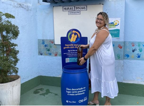 Sustentabilidade: novo ponto de coleta de óleo de cozinha usado é aberto no Rio