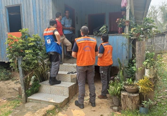 Defesa Civil faz missão de socorro humanitário no Acre