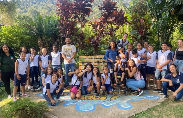 Alunos da E.M. Belkis Frony Morgado visitam Horto Municipal Carlos Guinle