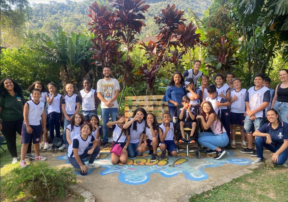 Alunos da E.M. Belkis Frony Morgado visitam Horto Municipal Carlos Guinle