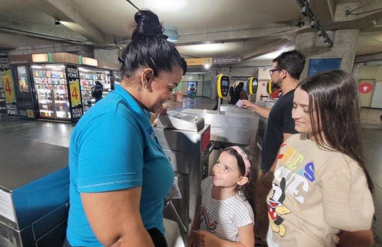 Crianças terão embarque gratuito nas estações de metrô do Rio durante os fins de semana de outubro