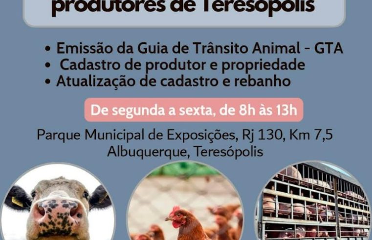 Teresópolis tem Posto Municipal de Defesa Agropecuária para atendimento de produtores rurais