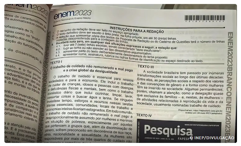 Enem: cartilha de redação é divulgada; confira