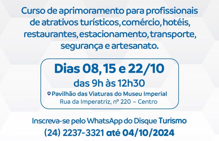 Edição do “Qualifica Turismo” é realizada em Petrópolis