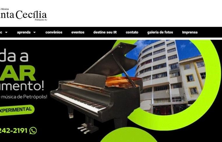 Escola de Música Santa Cecília lança site oficial em celebração aos 131 anos de história