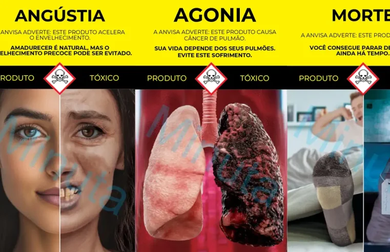 Anvisa apresenta novas imagens contra fumo em embalagens de cigarros